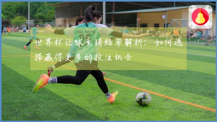 世界杯让球竞猜赔率解析：如何选择赢得更多的投注机会